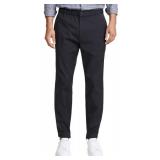 Theory mens Terrance.neoteric Business Casual Pants, Black, Small US - Retail: $105