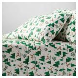 Full 400 Thread Count Christmas Holiday Performance Sheet Set Winter Scene - Threshold - Retail: $45