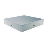 Eazy-Cap 6 in. x 6 in. Stainless Steel Modern Low-Profile Flat Top Post Cap (Pack of 12)