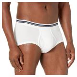Amazon Essentials Men's 7-Pack Tag-Free Briefs, White, X-Large