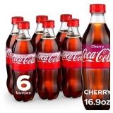 Coca-Cola Cherry Bottles, 16.9 fl oz, 6 Pack
