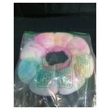 Sychien Dog Collar Cone Soft, Adjustable Cute Flower Shape for Claming Dog Cat Cone After Surgery, Pet Recovery Anti-Lick Collar