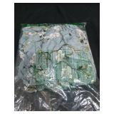 Bestbee Womens Pajama Set Plus Size 2 Piece Summer Sleepwear Henley Neck Sleeve Capri Pant With Pockets Ladies Pjs XL, Begonia Grayish Blue