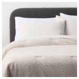Full/Queen Boucle Comforter Set Ivory - Threshold - Retail: $69