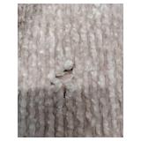 50\'x60\' Shiny Chenille Throw Blanket Neutral - Threshold: Soft Knitted, Reversible, Machine Washable, Modern Home Decor - Retail: $45