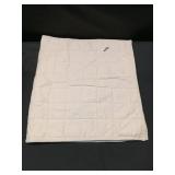 Heavyweight Linen Blend Quilted Pillow Sham - Retail: $25