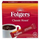 Folgers Medium Roast Instant Coffee 24 Packets