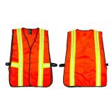 Industrial Safety Vest with Reflective Stripes (OSFA) - Retail: $20