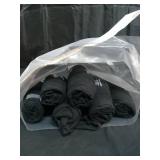 Amazon Essentials Men's V-Neck Undershirt, Breathable, Cotton, Pack of 6, Black, Small - Retail: $17