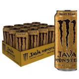 (12 Cans) Java Monster Mean Bean  Coffee + Energy Drink  15 fl oz (NO VISIBLE DATE) - Retail: $129