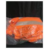 Carhartt High-Visibility Rain Defender Loose Fit Midweight Thermal-Lined Full-Zip Class 3 Sweatshirt, XL - Retail: $105