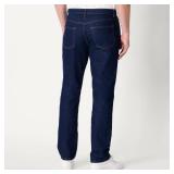 Amazon Essentials Men's Low Stretch Straight-Fit Jeans, Rinse, 32W x 30L - Retail: $28