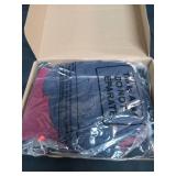 Ficerd 3 Pack Cotton Men's Oversized T Shirts Big and Tall Shirts Raglan Short Sleeve Crew Neck Plus Size Tee(Black, Navy Blue, Wine Red,3X-Large) - Retail: $37