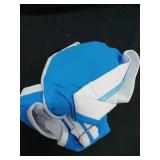 MOOSLOVER Women Bandeau High Waisted Bikini Sets Cheeky High Cut Swimsuit 2 Piece Bathing Suits (S,Blue) - Retail: $30