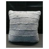 Square Marled Knit Pillow Light Blue - Threshold - Retail: $30
