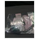 Amazon Essentials Women's Cinched V-Neck Long Sleeve Slim-Fit Rib-Knit T-Shirt, Pack of 2, Grey/Black, XX-Large - Retail: $19