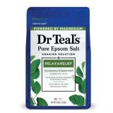 Dr Teals Epsom Salt Magnesium Soak  Relax & Relief with Eucalyptus & Spearmint  3 lbs