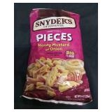 PRETZEL PIECES, HONEY, MUSTARD & ONION 8OZ