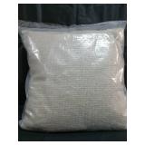 Square Chunky Linen Pillow with Exposed Zipper Neutral - Threshold - Retail: $25