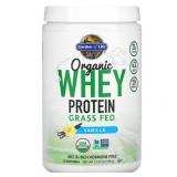 Organic Whey Protein  Grass-Fed  Vanilla  13.33 oz (378 g)  Garden of Life - Retail: $34