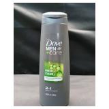 Dove Men+Care Fresh Clean 2-in-1 Shampoo and Conditioner with Caffeine and Menthol  12 fl oz