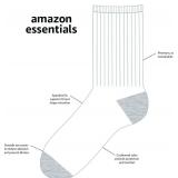 Amazon Essentials Unisex Toddlers' Cotton Crew Socks, 10 Pairs, Black, 4-5T