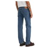 Levi's Men's 505 Regular Fit Jeans, Medium Stonewash, 33W x 30L - Retail: $65