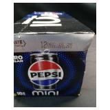 Pepsi Cola Zero Sugar Soda Pop  7.5 fl oz  10 Pack Mini Cans - Retail: $19
