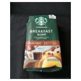Starbucks Breakfast Blend  Whole Bean Coffee  Medium Roast  12 oz
