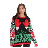 #followme Womens Ugly Christmas Sweater - Sweaters for Women 6773-318-S - Retail: $40