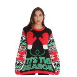#followme Womens Ugly Christmas Sweater - Sweaters for Women 6773-318-S - Retail: $40