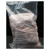 Amazon Essentials Girls' Water-Resistant Ski & Snow Bib Overall, Light Mauve, X-Large - Retail: $33