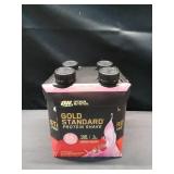 Optimum Nutrition Gold Standard Protein Shake  Strawberry  4 Cartons  11 fl oz (325 ml) Each - Retail: $17