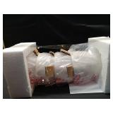 Aspen Creative 23062-4 Alabaster Transitional Style Replacement Glass Shade, 2-1/8\' Fitter Size, 4-5/8\' High x 4-1/8\' Diameter, 4 Pack - Retail: $20