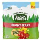 Black Forest Gummy Bears Candy, Made With Real Fruit Juice, Resealable 5-Pound Bulk Bag - Retail: $15
