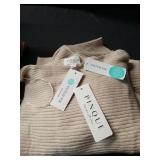 PINQUE Effie Long Sleeve Sweater Beige Large NWT STITCH FIX