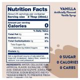 Jordan's Skinny Mixes Sugar Free Coffee Syrup, Vanilla Coffee Flavoring Syrup, Zero Calorie Drink Mix, Lattes, Baking, Protein Shake or Cocktail, Dairy & Gluten Free, Kosher, 25.4 Fl Oz - Retail: $10