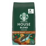 Starbucks House Blend  Whole Bean Coffee  Medium Roast  12 oz