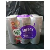 V8 +Energy Pomegranate Blueberry Juice Energy Drink  8 fl oz Can  6 Count