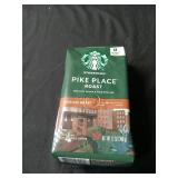 Starbucks Pike Place Roast  Whole Bean Coffee  Medium Roast  12 oz