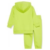Amazon Essentials Unisex Kids' Modern Sweat Set, Pack of 2, Lime Green, X-Large - Retail: $20