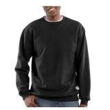 Carhartt mens Midweight Crewneck athletic sweatshirts, Black, X-Large Big Tall US - Retail: $55