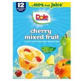 Dole CHERRY MIXED FRUIT IN 100% FRUIT JUICE 12 bowls  - Retail: $42