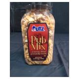 Utz Pub Mix, 42 Oz. Barrel, Savory Snack Mix with a Blend of Crunchy Flavors for a Tasty Party Snack, Resealable Container, Trans-Fat Free and Kosher Certified - Retail: $17