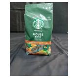 Starbucks House Blend  Ground Coffee  Medium Roast Hot or Iced Coffee  18 oz - Retail: $14