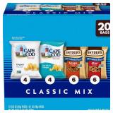 Snyder's of Hanover and Cape Cod Classic Mix Variety Pack, 20 Count Snack Bags - Retail: $13