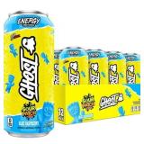 GHOST Zero Sugar Energy Drink  SOUR PATCH KIDS Blue Raspberry  16 oz Can  12 Pk (NO VISABLE DATE)  - Retail: $50