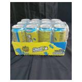 GHOST Zero Sugar Energy Drink  SOUR PATCH KIDS Blue Raspberry  16 oz Can  12 Pk (NO VISABLE DATE)  - Retail: $50
