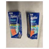 2 BOXES of Ziploc  Brand Quart Freezer Slider Bags, Power Shield  Technology for More Durability, 34 Count