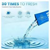 Mouthwash, Portable Adult Travel Mouthwash,Free of Alcohol and Fluoride,Help Kill of Bad Breath Germs, Prevents Cavities, Fresh Mint,Disposable Packs (Pack of 110)